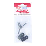 Buddy RC OMP HOBBY M7 Helicopter Parts 4mm Servo Alignment Metal plates OSHM7042, view 5