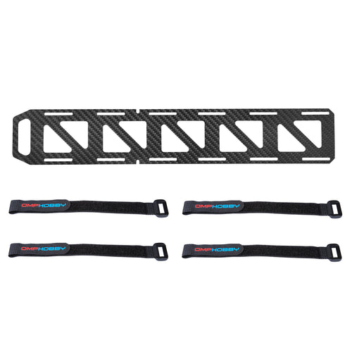 Buddy RC OMP HOBBY M7 Helicopter Parts Battery Tray W/Straps OSHM7050