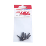 Buddy RC OMP HOBBY M5/M6/M7 Helicopter Parts Hex Screw M2.5x8 OSHM7106, view 2