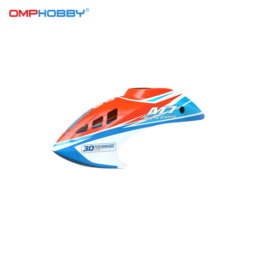 Buddy RC OMP HOBBY M7 Helicopter Parts M7 Canopy Sunset Orange OSHM7001