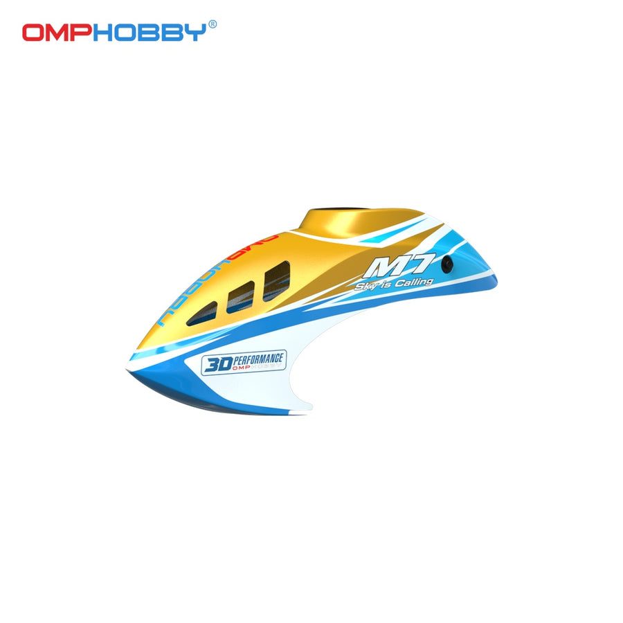Buddy RC OMP HOBBY M7 Helicopter Parts M7 Canopy Topaz Gold OSHM7002