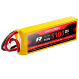 Buddy RC OMPHOBBY 4s LiPo Battery 70C 14.8V 5100mAh  w/XT90 Connector, view 2