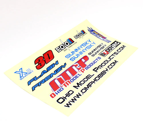 Buddy RC OMPHOBBY 60" Edge 540 Sticker Sheet