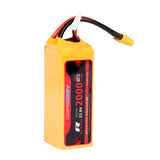Buddy RC OMPHobby 70C 6S 2000mAh High Voltage 22.8V LiPo Battery M4 Heli Battery, view 2