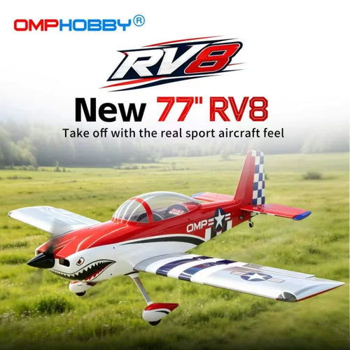 Buddy RC OMPHOBBY 77โ RV-8 Balsa Sport Scale RC Airplane PNP