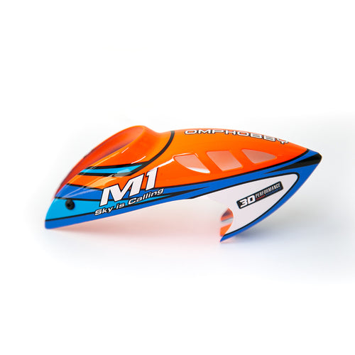 Buddy RC OMPHOBBY M1 V3 PRO RC Helicopter Parts Canopy-Orange OSHM1261