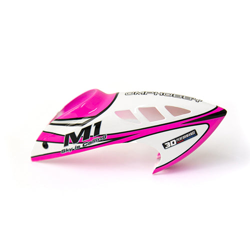 Buddy RC OMPHOBBY M1 V3 PRO RC Helicopter Parts Canopy-Pink OSHM1262