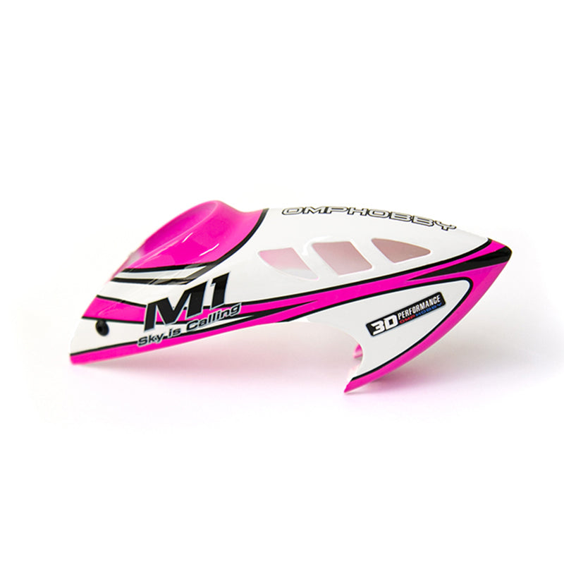 Buddy RC OMPHOBBY M1 V3 PRO RC Helicopter Parts Canopy-Pink OSHM1262