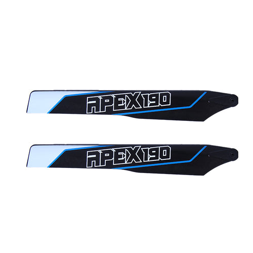 Buddy RC OMPHOBBY M2 V3 RC Helicopter Parts Apex Main Blade Set OSHM2428
