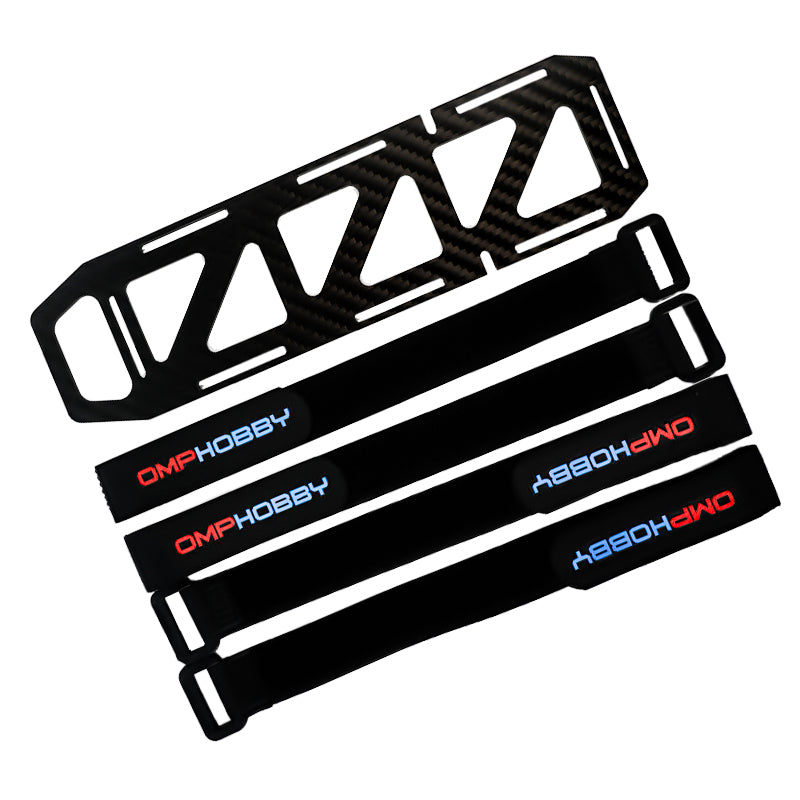 Buddy RC OMPHOBBY M5 RC Helicopter Parts Battery Tray with Straps OSHM5110