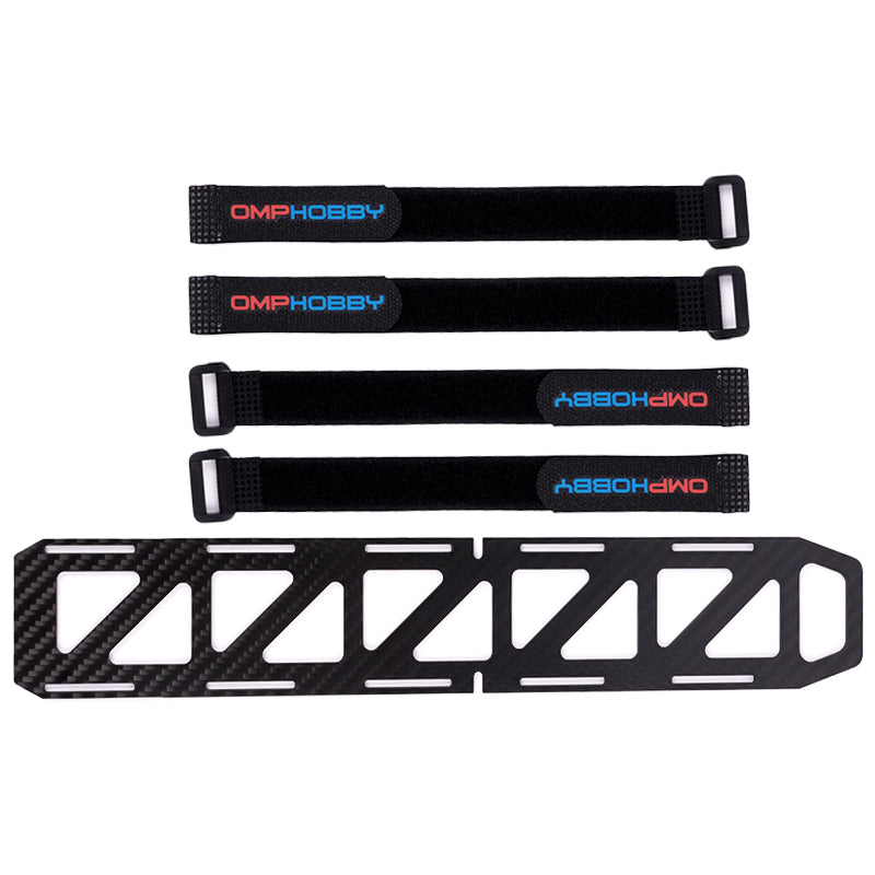 Buddy RC OMPHOBBY M6 RC Helicopter Parts Battery Tray W/Straps OSHM6011