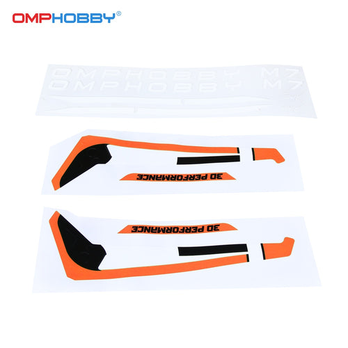 Buddy RC OMPHOBBY M7 Orange sticker