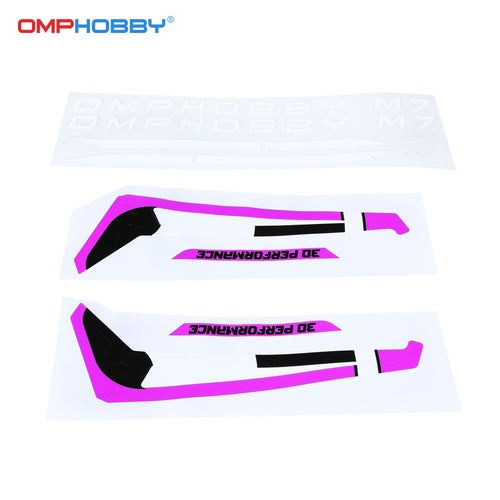 Buddy RC OMPHOBBY M7 Pink sticker