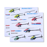 Buddy RC OMPHOBBY RC Helicopter Stickers, view 2
