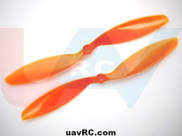 Buddy RC Orange GemFan 12X4.5 inch Slow Flyer Normal CCW Propellers