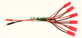 Buddy RC Parallel Charge Cable - 4mm Bullet Connector X6, view 2