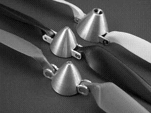 Buddy RC ProSpin Regular Cone Bar-Stock Aluminum Folding Prop Spinners for Electric Motors