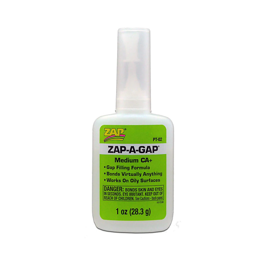 Buddy RC ZAP Zap-A-Gap Medium CA+ Glue Gap Filling Formula PT-02 1oz