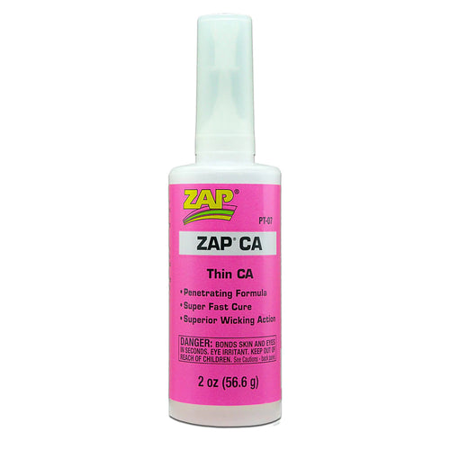Buddy RC ZAP Thin CA Glue PT-07 2oz