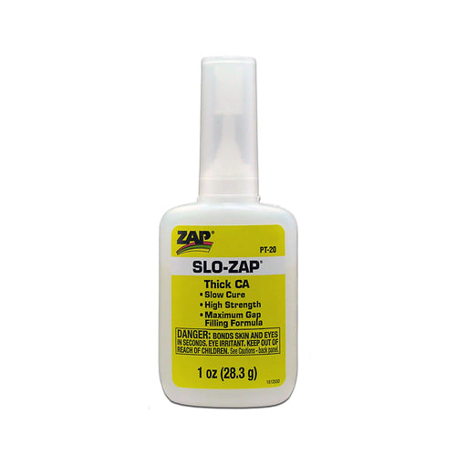 Buddy RC ZAP Slo-Zap CA- Adhesive Thick CA Glue PT-20 1oz