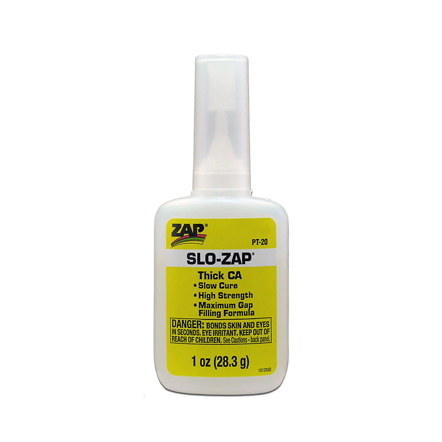 Buddy RC ZAP Slo-Zap CA- Adhesive Thick CA Glue PT-20 1oz