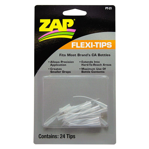 Buddy RC ZAP Flexi-Tips Adhesive Accessories PT-21 24 Tips