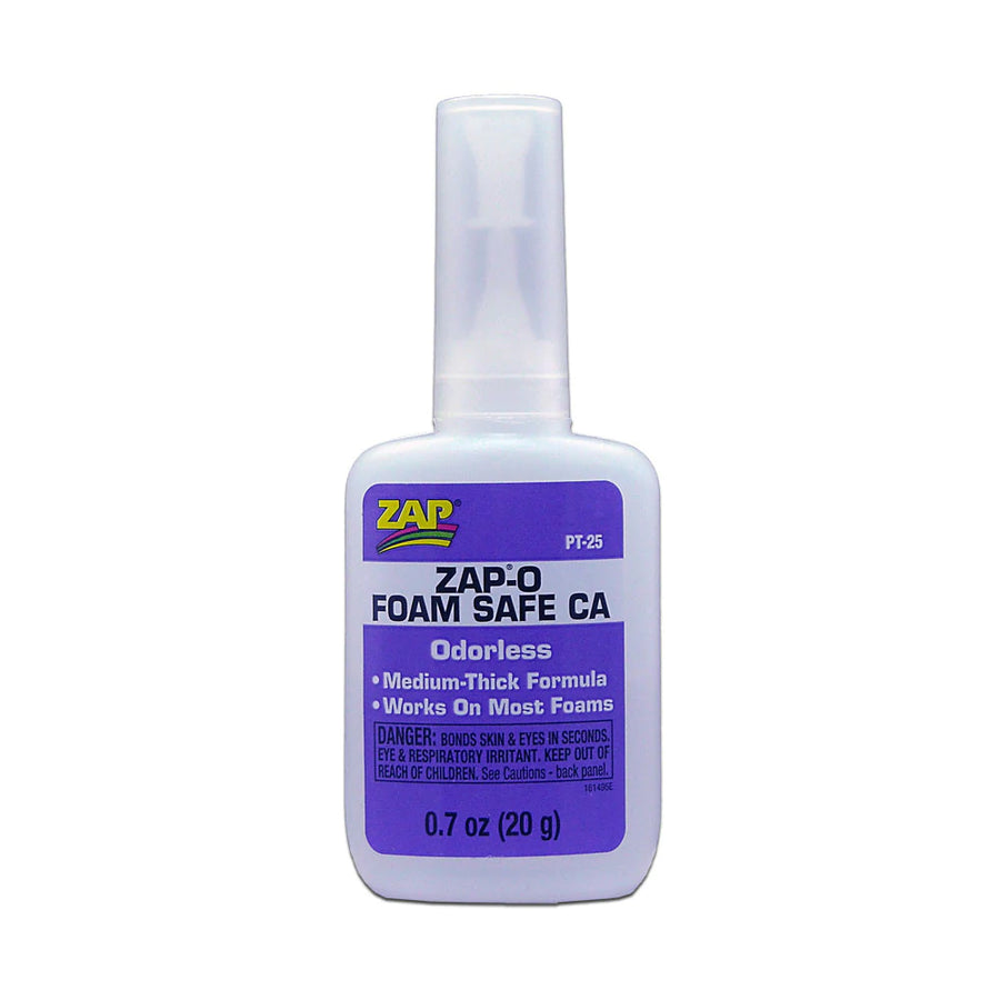 Buddy RC ZAP ZAP-O Foam Safe CA+ Odorless Medium Thick CA Glue PT-25 1oz