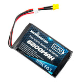 Buddy RC RadioMaster 2S 7.4V 6200mAh Lipo Battery, view 2