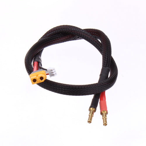Buddy RC RC Car 2S Battery Charge Cable 4mm & 5mm Bullet Connector 2 in 1 12 or 24 inch with XT60