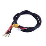 Buddy RC RC Car 2S Battery Charge Cable 4mm Bullet Connector 12 and 24 inch with XT60 Charger side, view 2