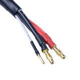 Buddy RC RC Car 2S Battery Charge Cable 4mm Bullet Connector 12 and 24 inch with XT60 Charger side, view 3