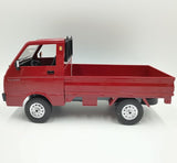 Buddy RC Red RC Kei Truck WPL D12 RC Car 1/10 Scale RC Drift Car Remote Control Kei Truck RTR 2.4G RWD 280 Motor Proportional Throttle Steering Dual Rate Carry Pickup, view 2