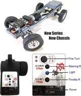 Buddy RC Red RC Kei Truck WPL D12 RC Car 1/10 Scale RC Drift Car Remote Control Kei Truck RTR 2.4G RWD 280 Motor Proportional Throttle Steering Dual Rate Carry Pickup, view 4