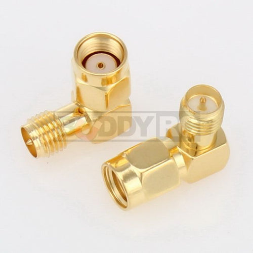 Buddy RC Right Angle RP-SMA Male to RP-SMA Female Adapter
