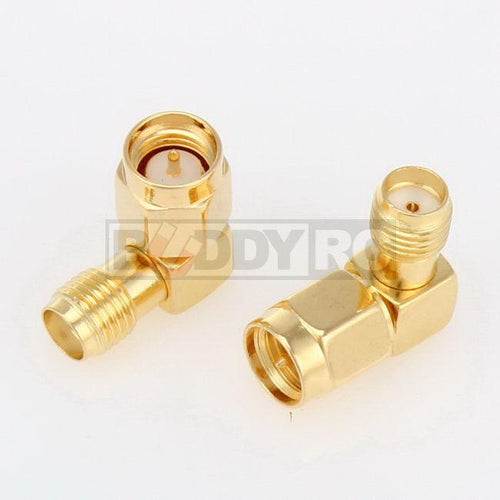 Buddy RC Right Angle SMA Male to SMA Female Adapter