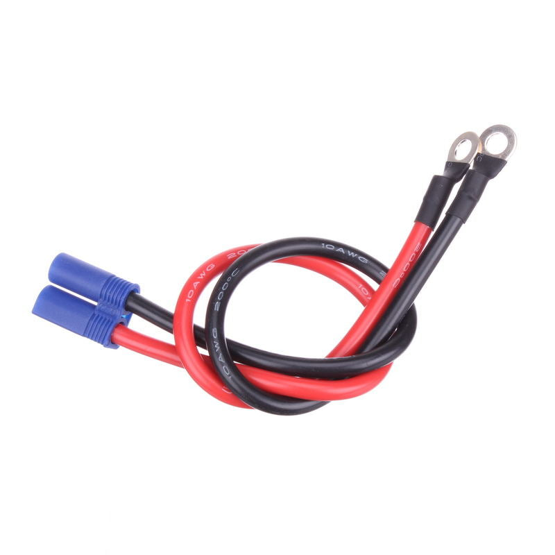 Buddy RC Ring Terminal to EC5 Adaptor for Power Lab 6 & 8 12 inches Long