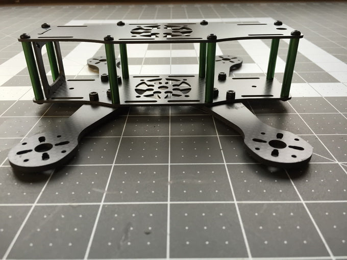 Buddy RC Shuriken V1 180 Sport Quad Frame by Sasquatch Labs