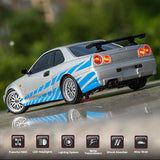 Buddy RC Silver LdRC A99 1/18 Rwd RC Car Drift Car Remote Control Racing Vehicles Model Lights, view 2