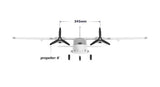 Buddy RC Sonic Modell Binary Twin FPV Airplane KIT, view 2