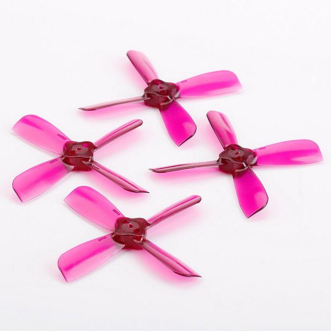 Buddy RC SPC Maker RotorX Gemfan 2" 2035 4 Blade Props 4 Pieces Clear Purple
