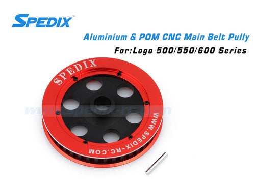 Buddy RC Spedix Main Belt Pulley For Logo 500-550-600 Series