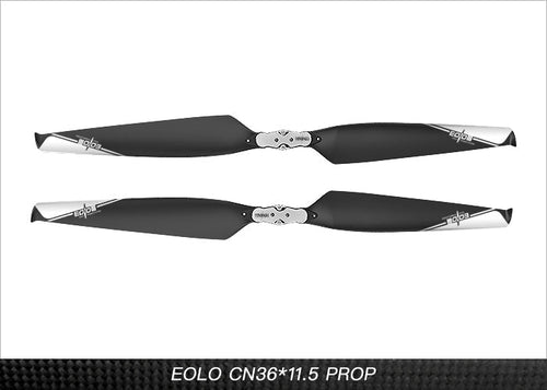 Buddy RC SunnySky Eolo Foldable Carbon Fiber Reinforced Nylon UAV Propellers 36x12.8 inch - A Pair