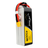 Buddy RC Tattu 4500mAh 6s 25C 22.2V Lipo Battery Pack with XT60 Plug, view 4