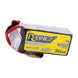 Buddy RC Tattu 1050mAh 4s 95C 14.8v R-Line Lipo Battery Pack with XT60 Plug, view 2