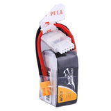 Buddy RC Tattu 14.8V 75C 4S1P 450mAh Lipo Battery Pack with XT30 plug, view 2