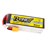 Buddy RC Tattu 2200mah 5S 95C 18.5V R-Line Lipo Battery With XT60 Plug For 7" Quad, view 3