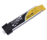 Buddy RC Tattu 220mAh 3.7V 45C 1S1P LiPo Battery Pack with Eflite Stock Ultra Micro Connector 5 pack, view 2