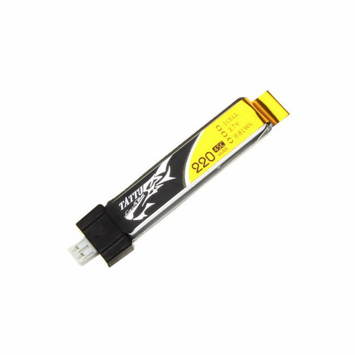 Buddy RC Tattu 220mAh 3.7V 45C 1S1P Lipo Battery Pack with JST-PHR 2.0 plug 5pcs
