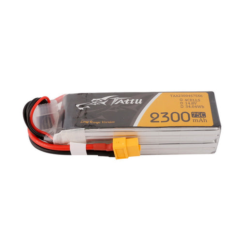 Buddy RC Tattu 2300mAh 75C 4S1P Lipo Battery Pack With XT60 Plug