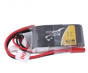 Buddy RC Tattu 800mAh 7.4V 45C 2S1P Lipo Battery Pack with JST-SYP plug
